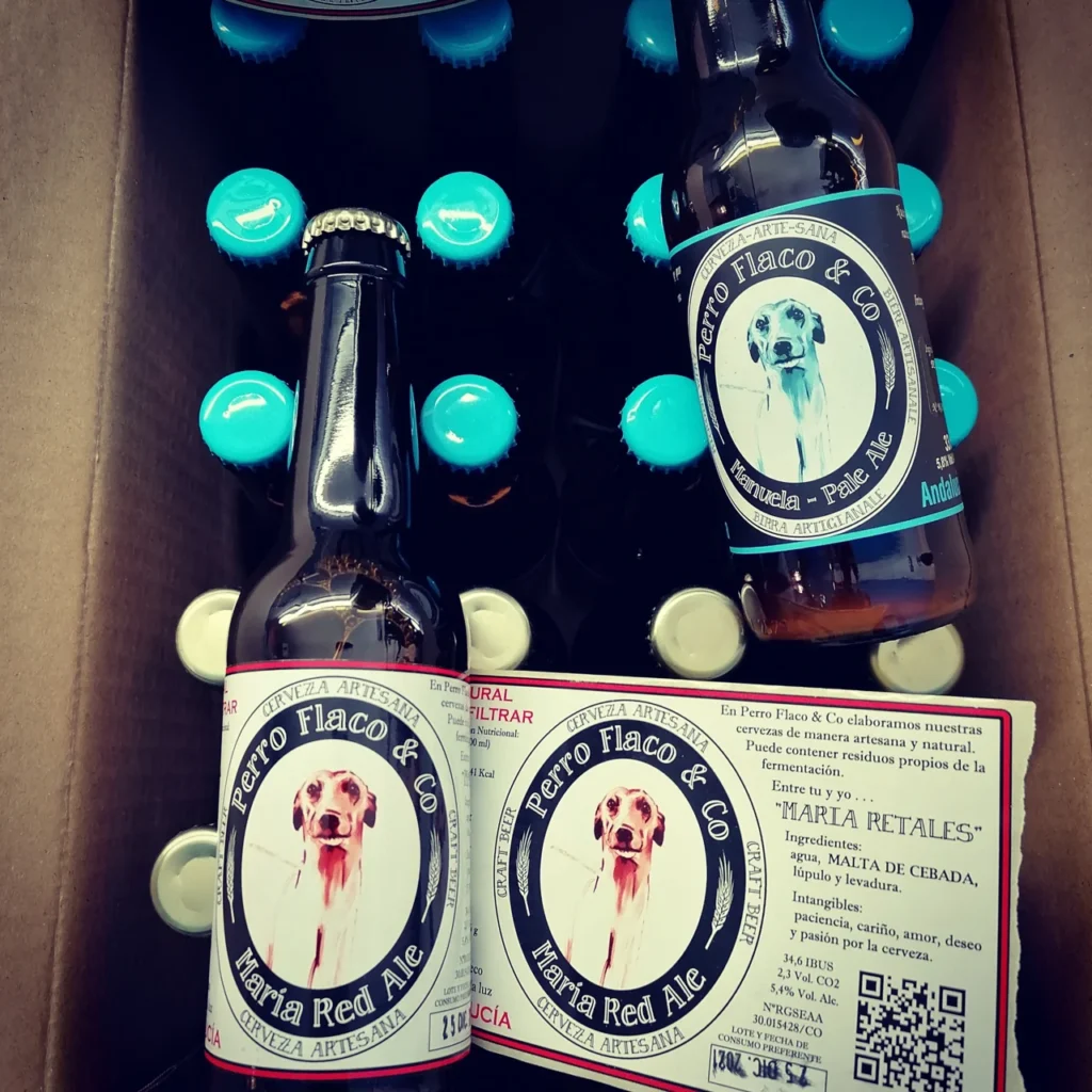 Selección de cervezas artesanales Perro Flaco & Co
